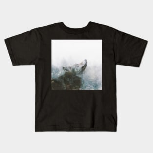 Animal Spirit: Grey Wolf Kids T-Shirt